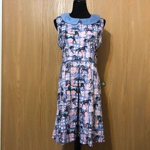 NEW! Satin Dress with Pockets